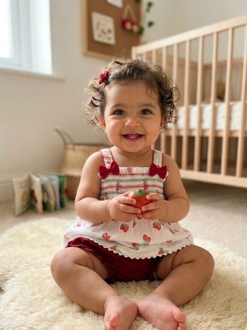 Little Berry Smock set