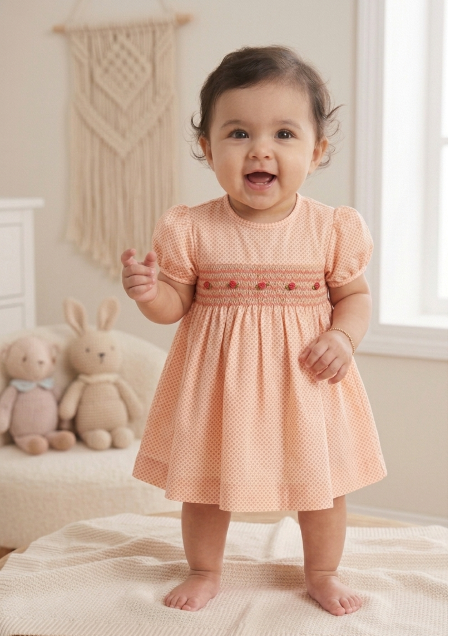 Dottie Rose Baby Smocked frock