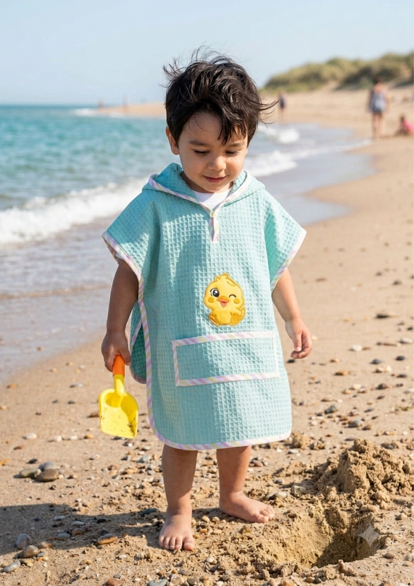 Baby Poncho (Blue)