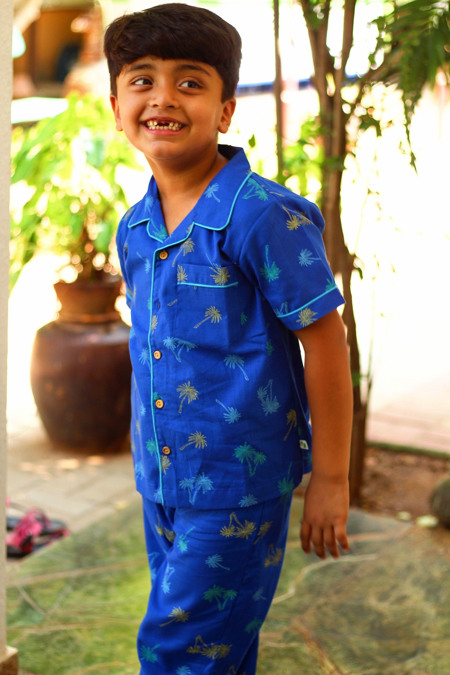 Palm Tree Smart Pyjama Set – islevaniaa