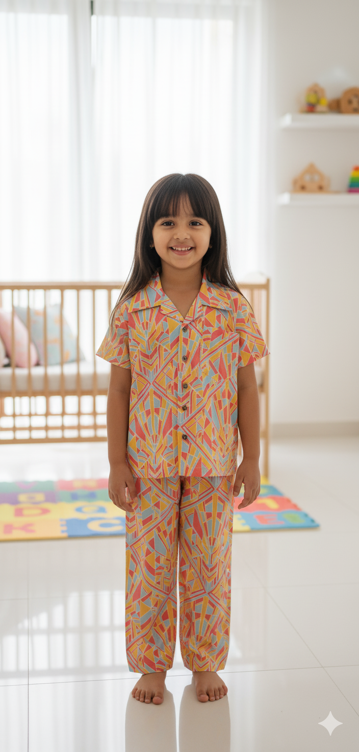 Moroccan Tiles Smart Pyjama Set