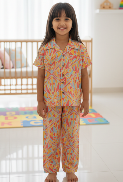 Moroccan Tiles Smart Pyjama Set