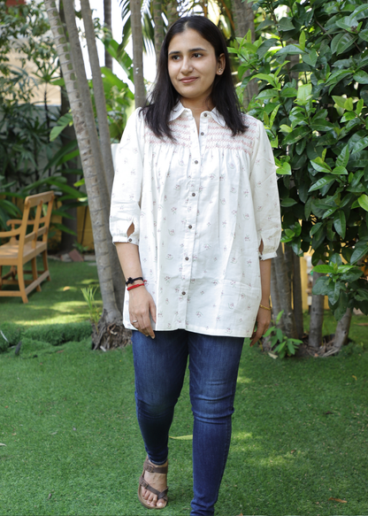 Smocking Blouse for Women