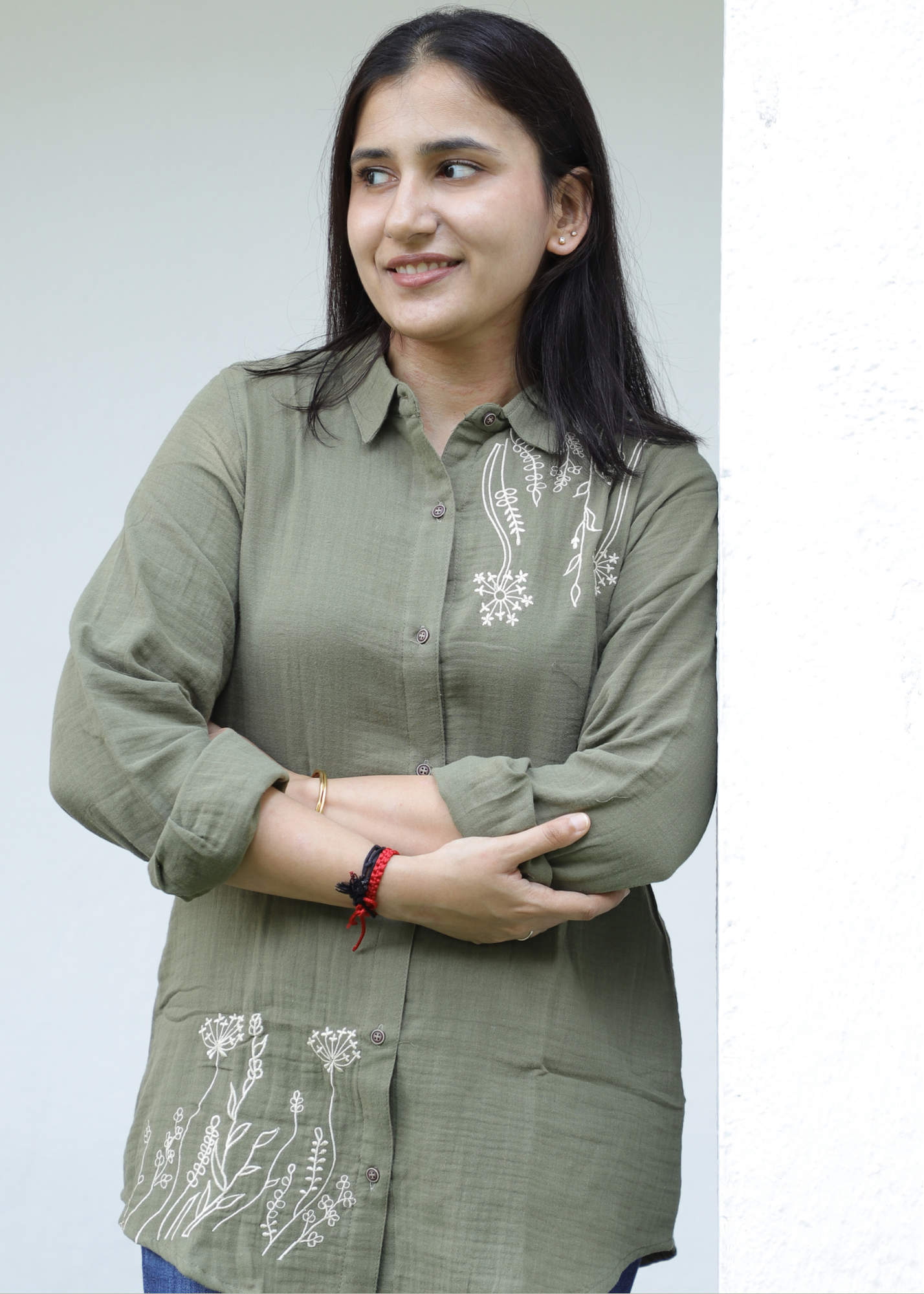 Olive Blossom Tunics for Women