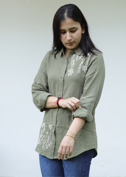 Olive Blossom Tunics for Women