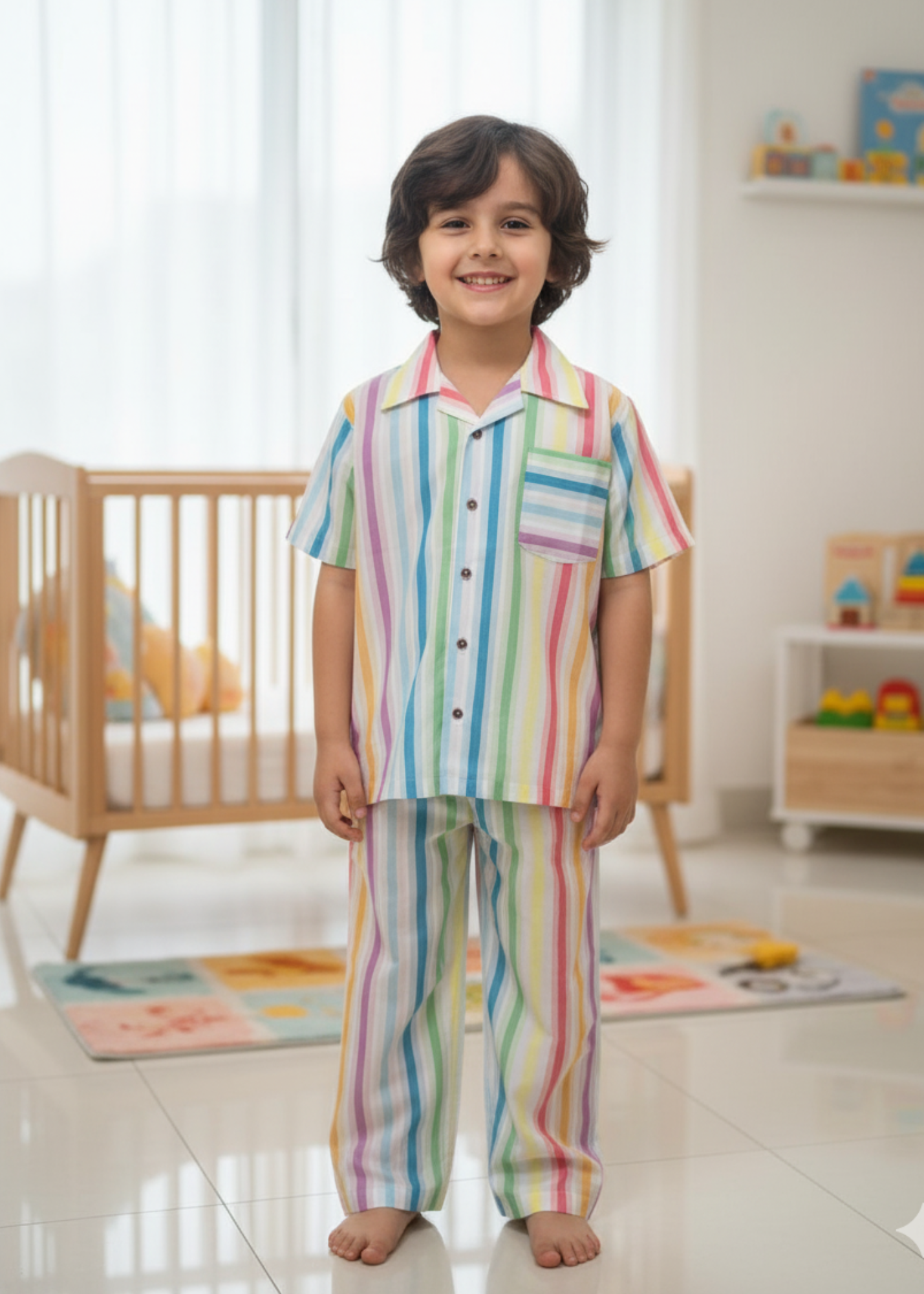🌈 Rainbow Dreams Smart Pyjama set