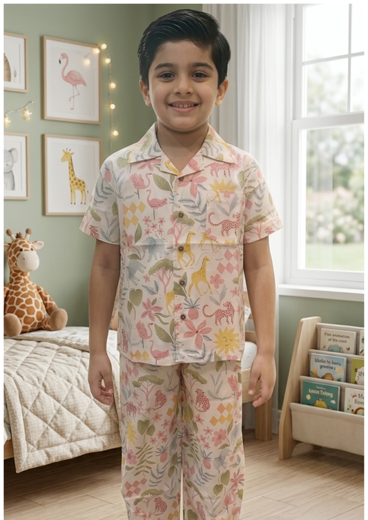 Sunlit Safari smart Pyjama set