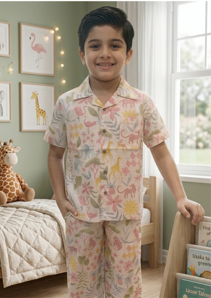 Sunlit Safari smart Pyjama set