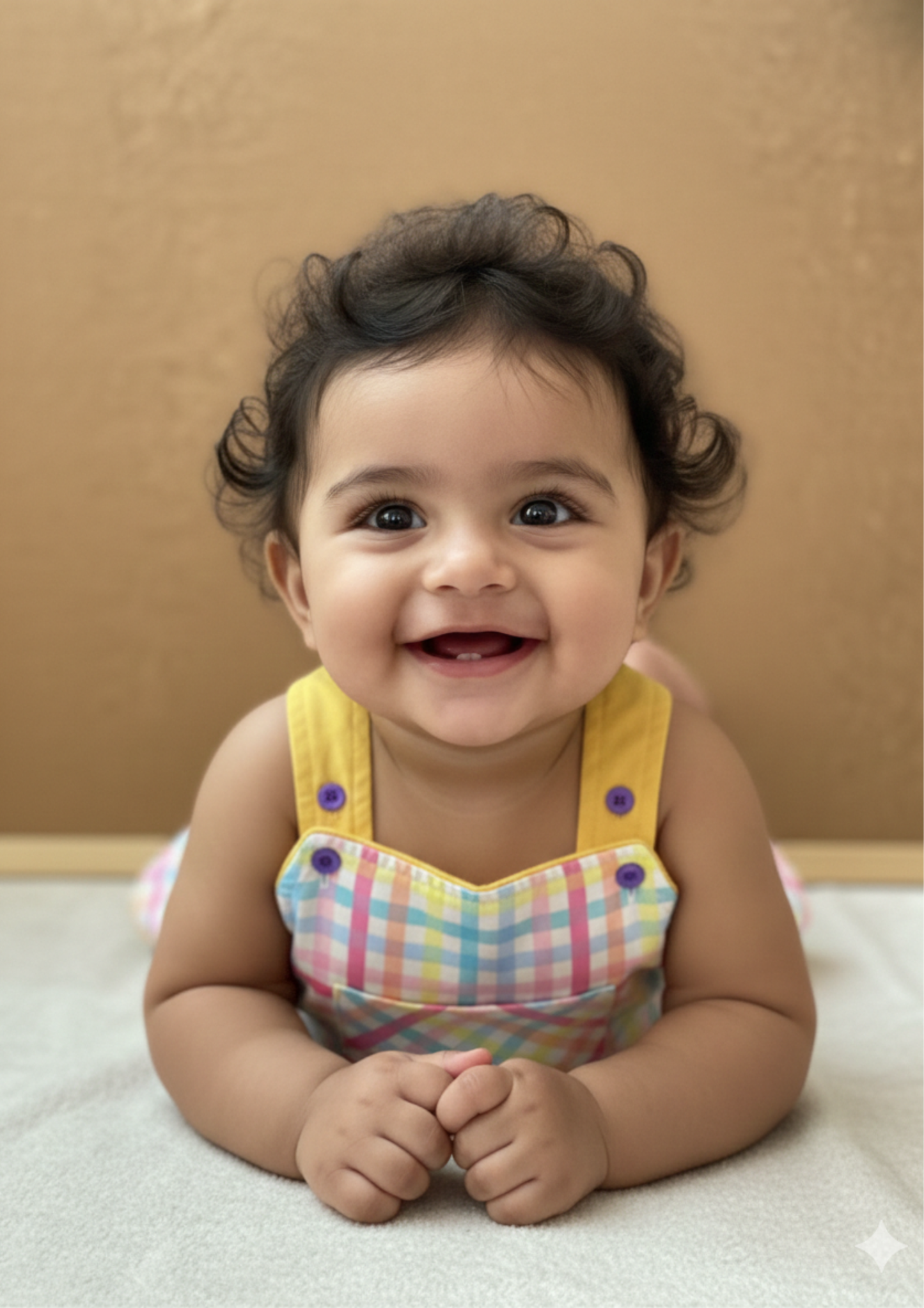 Rainbow Picnic Romper