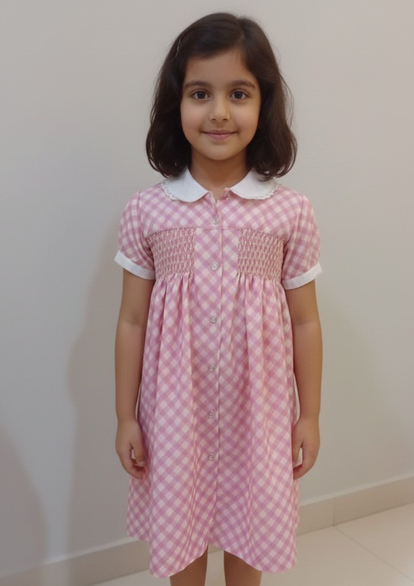 Sugar Plum smocked frock