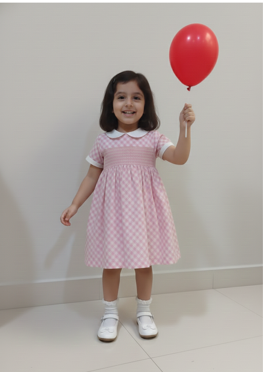 Sugar Plum smocked frock