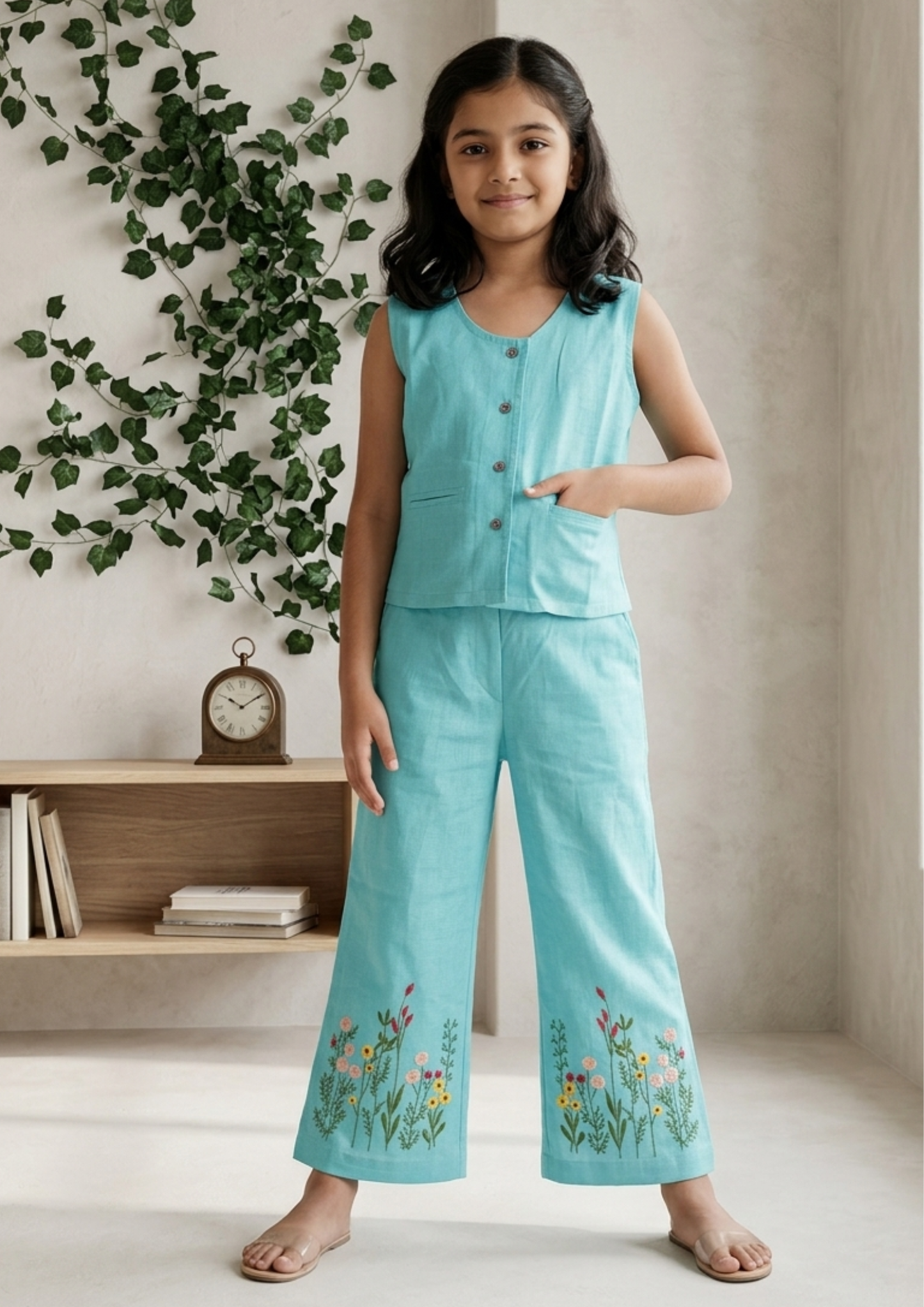 Aqua Meadow Co ord set