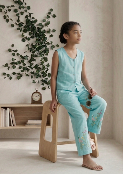 Aqua Meadow Co ord set