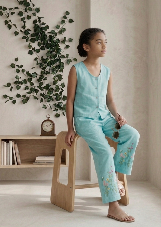 Aqua Meadow Co ord set