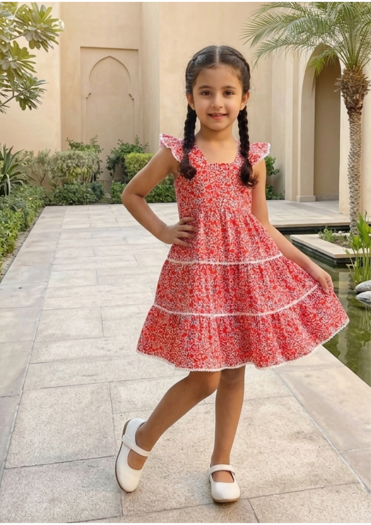 Crimson Meadow frock