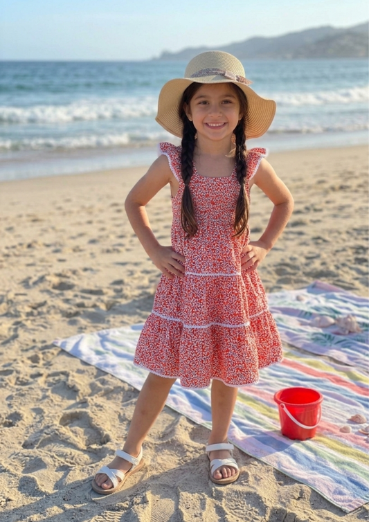 Crimson Meadow frock