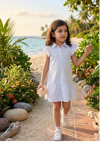 Seashell Stripe Dress