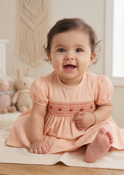Dottie Rose Baby Smocked frock