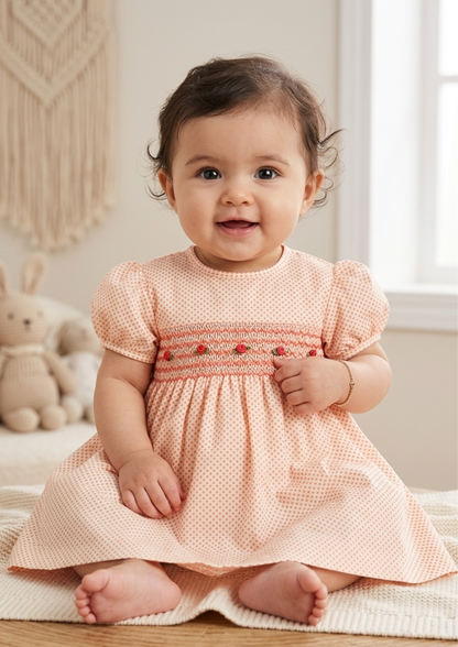 Dottie Rose Baby Smocked frock