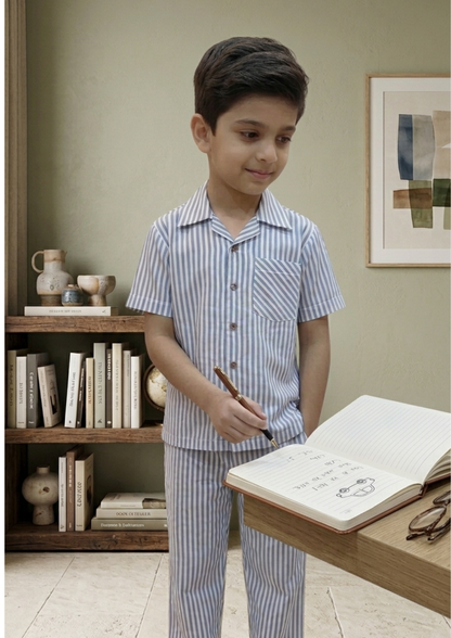 Sailor Stripe smart pyjama set