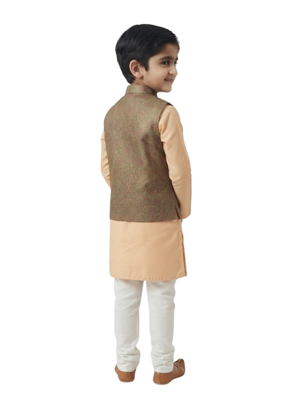 Anvay Kurti with Nehru coat set