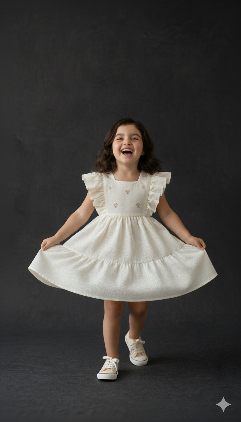 Ivory Blossom frock