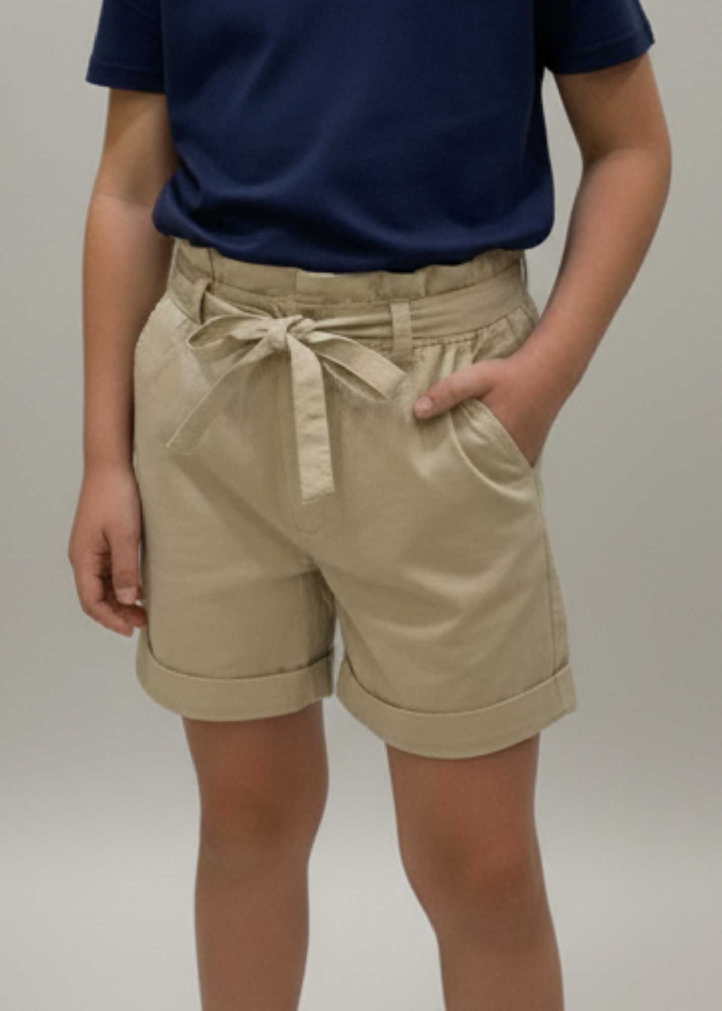 Beige Shorts