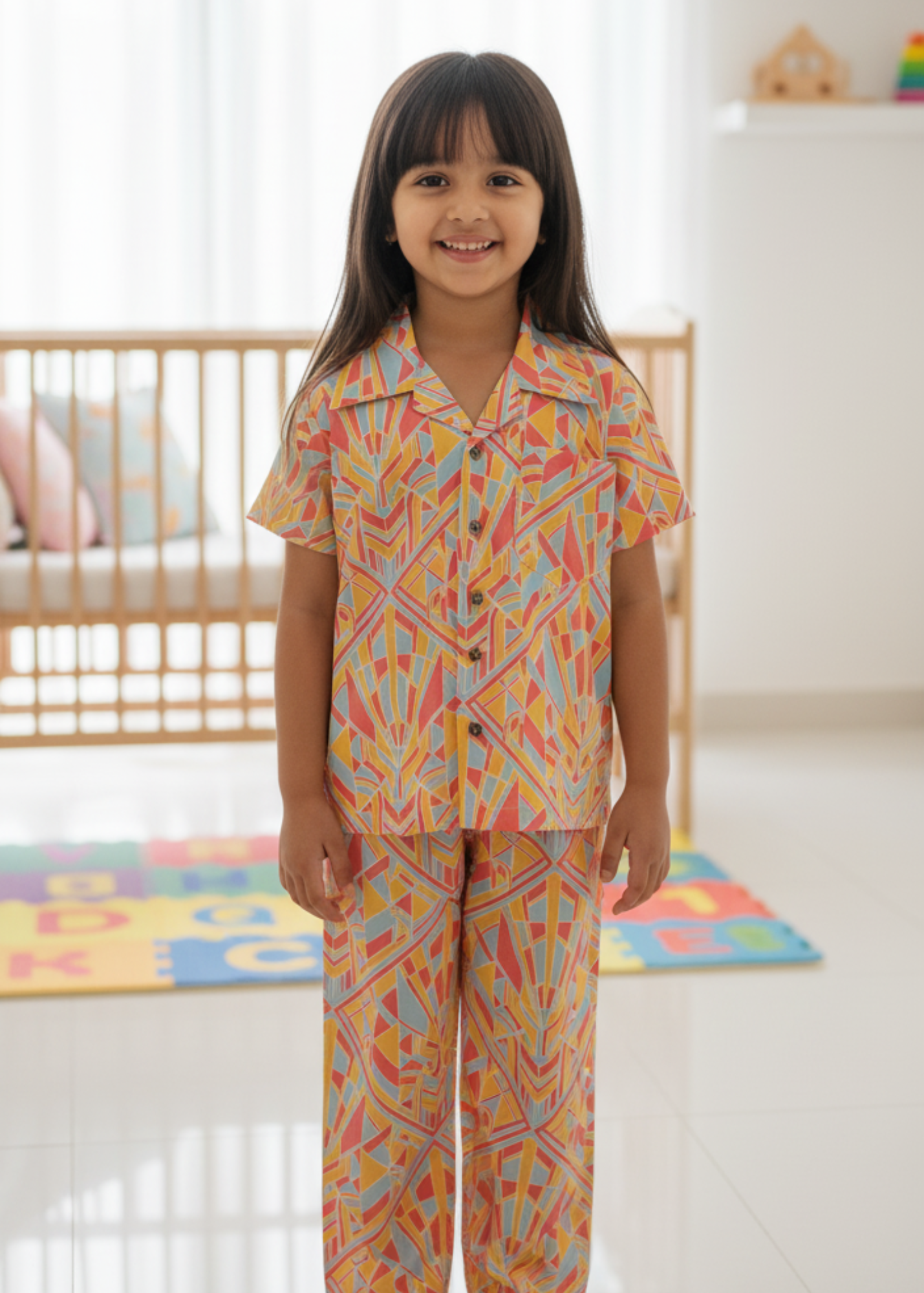 Moroccan Tiles Smart Pyjama Set
